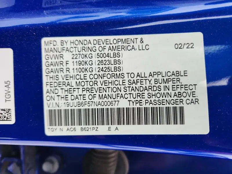 2022 ACURA TLX TECH A  