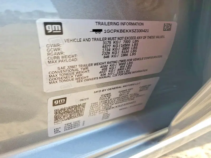 2025 CHEVROLET SILVERADO K1500 CUSTOM  