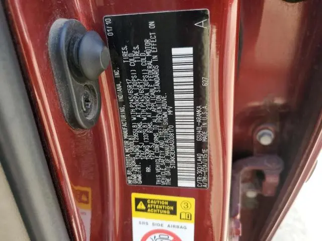 2010 TOYOTA HIGHLANDER SE  