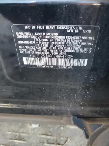 2017 SUBARU FORESTER 2.5I PREMIUM  