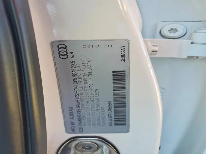 2020 AUDI A3 PREMIUM  