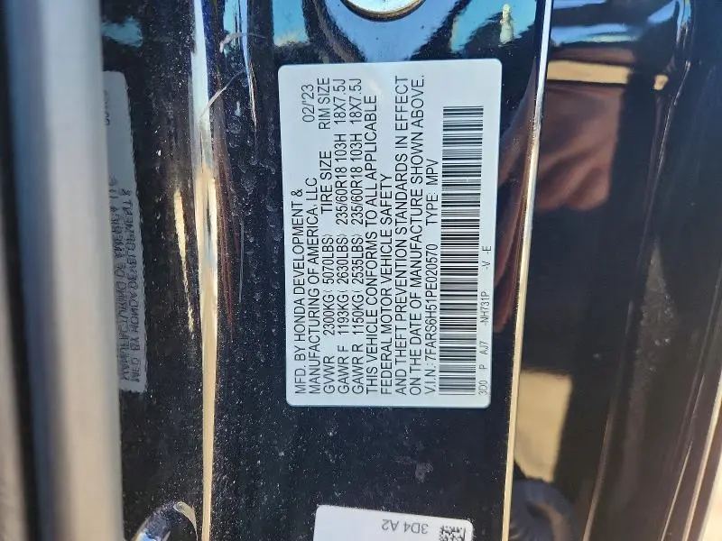 2023 HONDA CR-V SPORT  