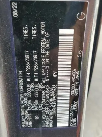 2023 TOYOTA 4RUNNER SR5  