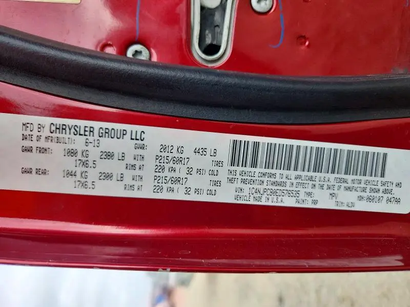 2014 JEEP PATRIOT LIMITED  