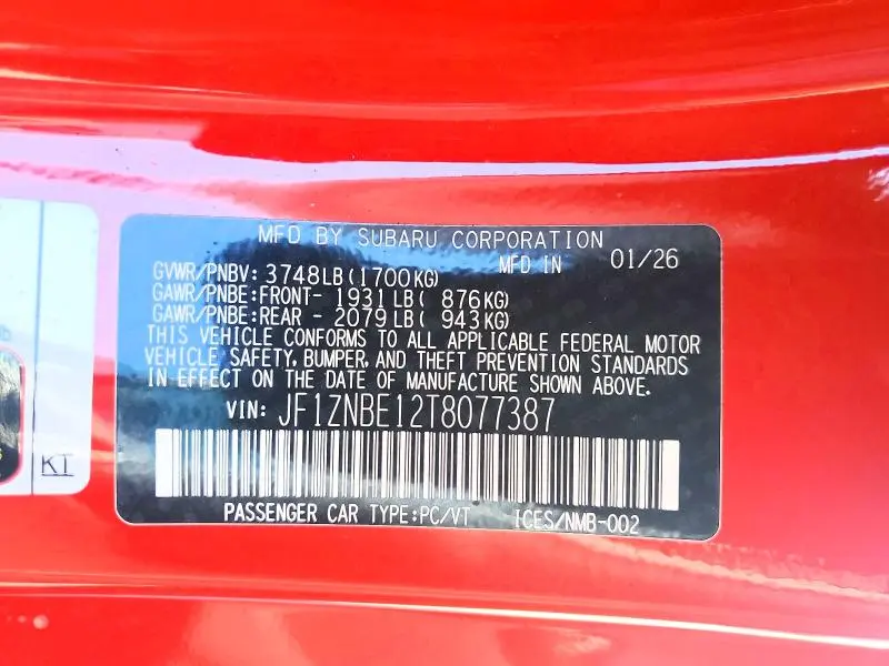 2026 TOYOTA GR 86 PREMIUM  