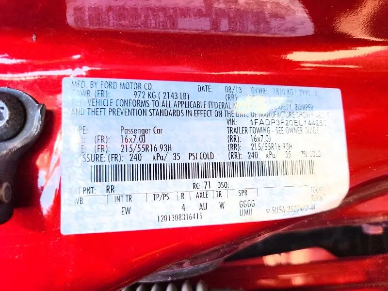 2014 FORD FOCUS SE  