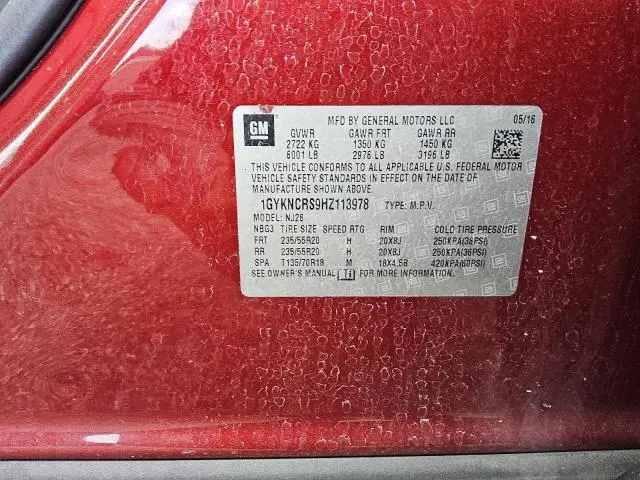 2017 CADILLAC XT5 PREMIUM LUXURY  