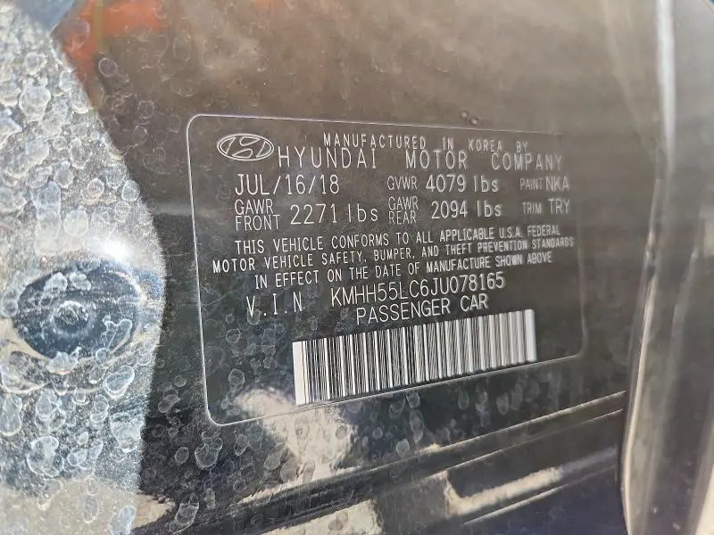 2018 HYUNDAI ELANTRA GT SPORT  