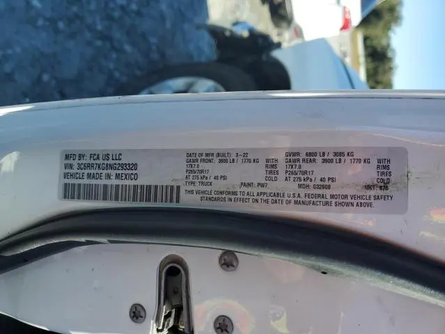 2022 RAM 1500 CLASSIC TRADESMAN  