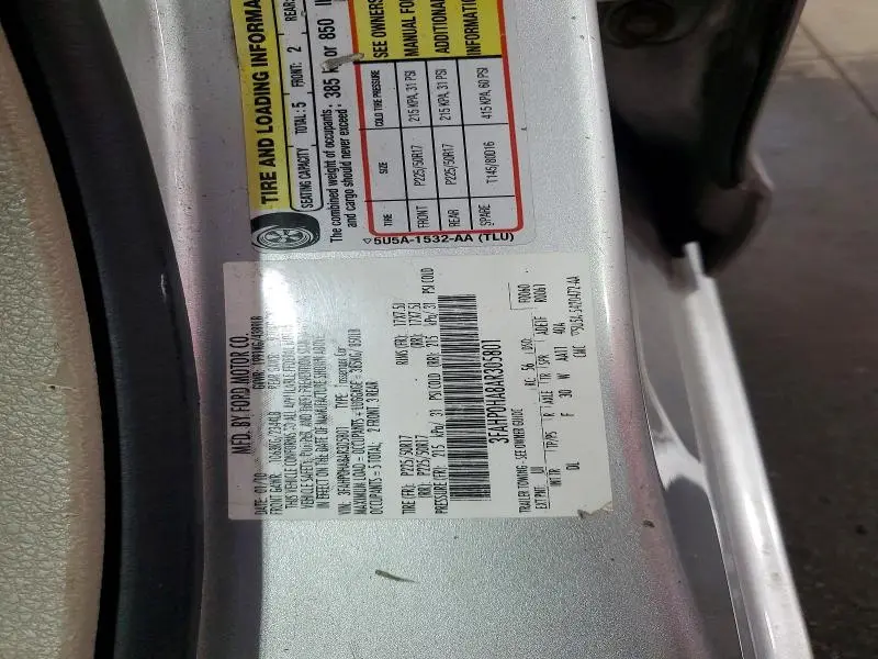 2010 FORD FUSION SE  