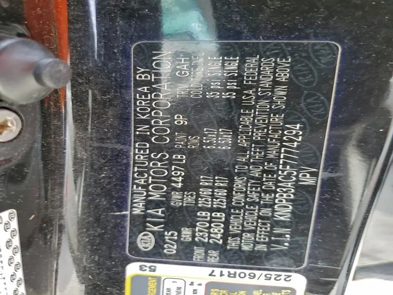 2015 KIA SPORTAGE LX  