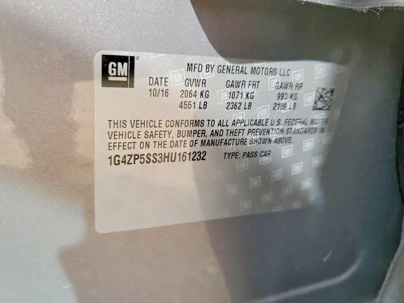 2017 BUICK LACROSSE ESSENCE  