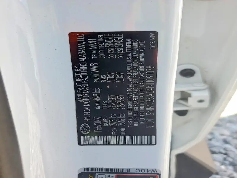 2022 HYUNDAI TUCSON SEL  