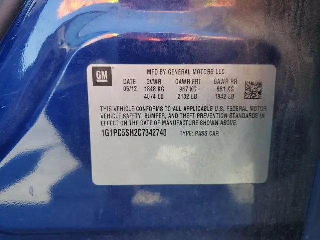 2012 CHEVROLET CRUZE LS  