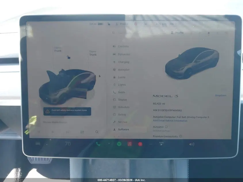 2023 TESLA MODEL 3 REAR-WHEEL DRIVE
