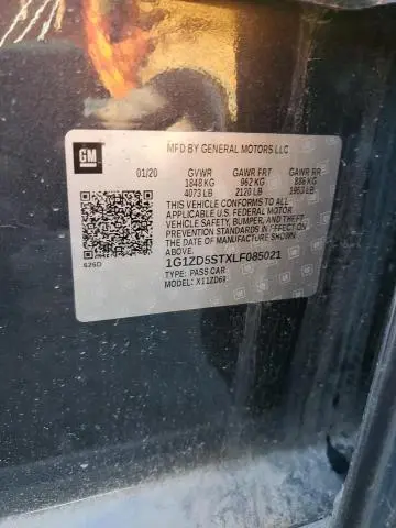 2020 CHEVROLET MALIBU LT  