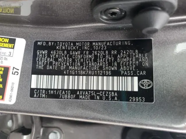 2024 TOYOTA CAMRY SE NIGHT SHADE  