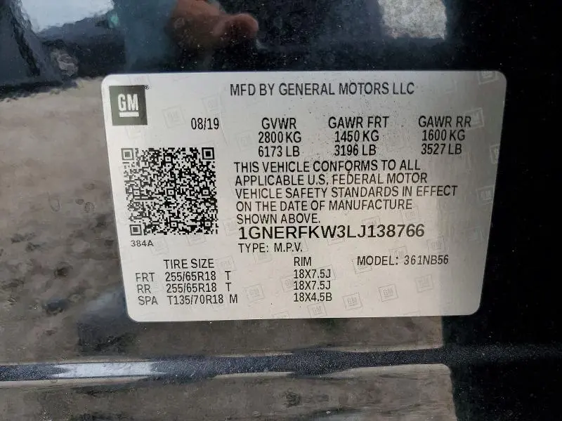 2020 CHEVROLET TRAVERSE LS  