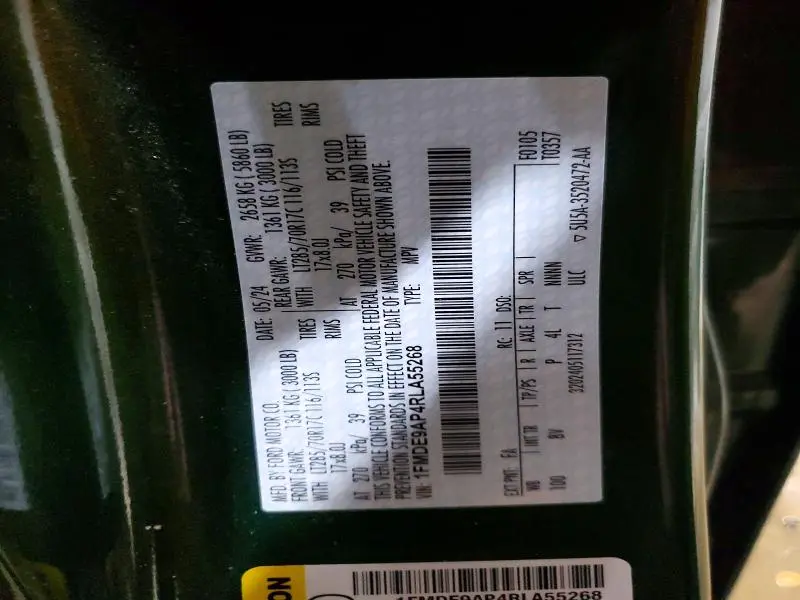 2024 FORD BRONCO BADLANDS  