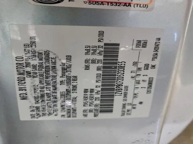 2013 FORD MUSTANG GT  