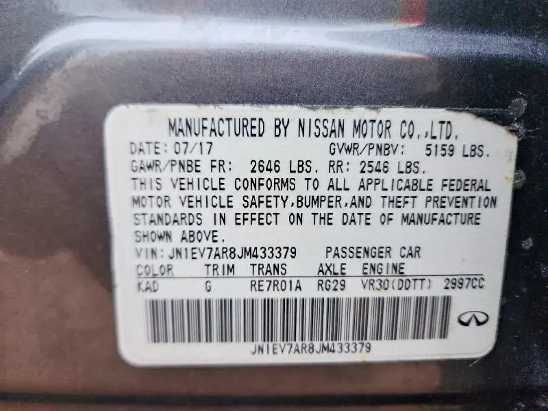 2018 INFINITI Q50 3.0T LUXE  