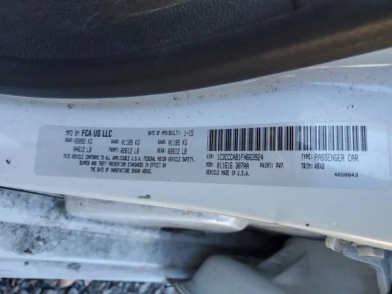 2015 CHRYSLER 200 LIMITED  