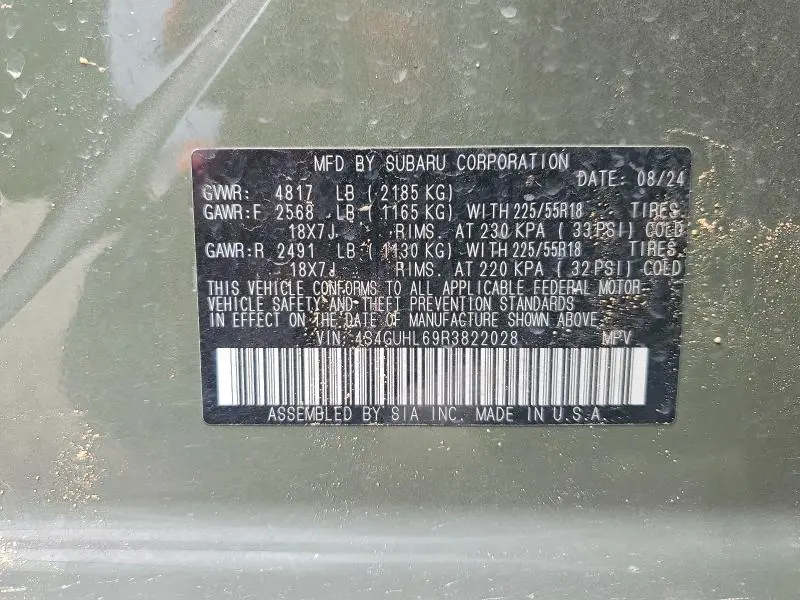 2024 SUBARU CROSSTREK LIMITED  