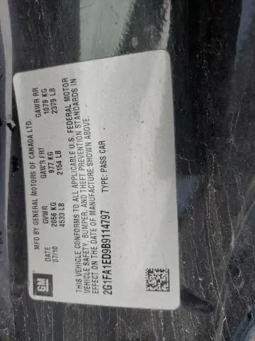 2011 CHEVROLET CAMARO LS  