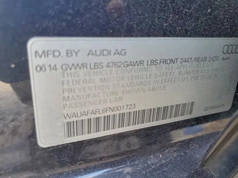 2015 AUDI A4 PREMIUM  