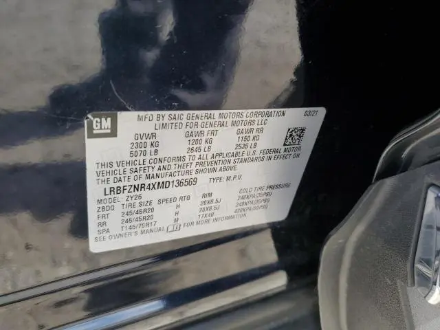 2021 BUICK ENVISION ESSENCE  