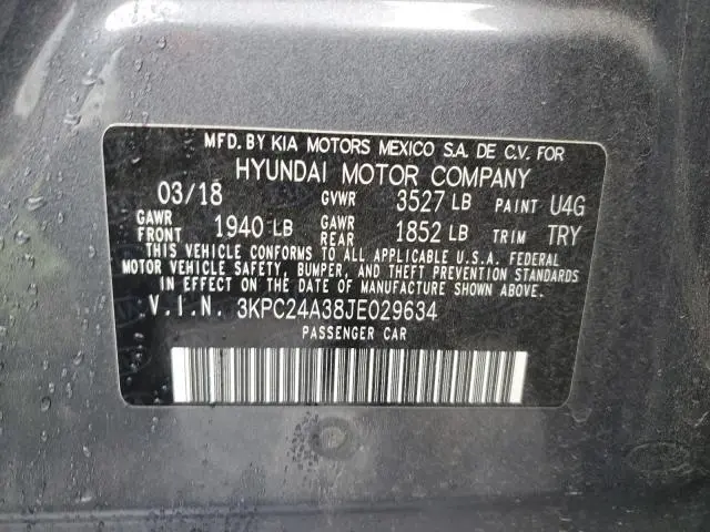 2018 HYUNDAI ACCENT SE  