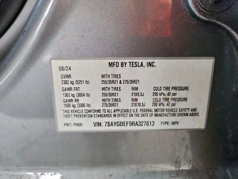 2024 TESLA MODEL Y   
