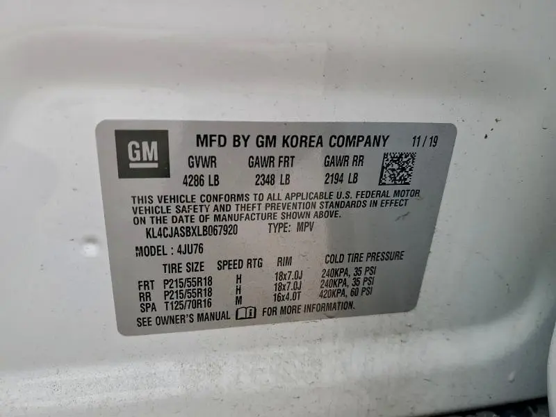 2020 BUICK ENCORE PREFERRED  