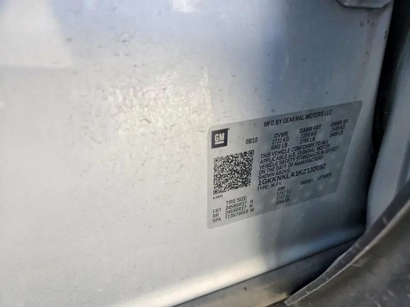 2019 GMC ACADIA SLE  