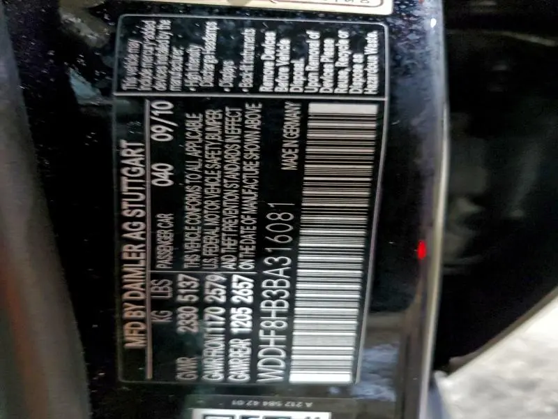 2011 MERCEDES-BENZ E 350 4MATIC  