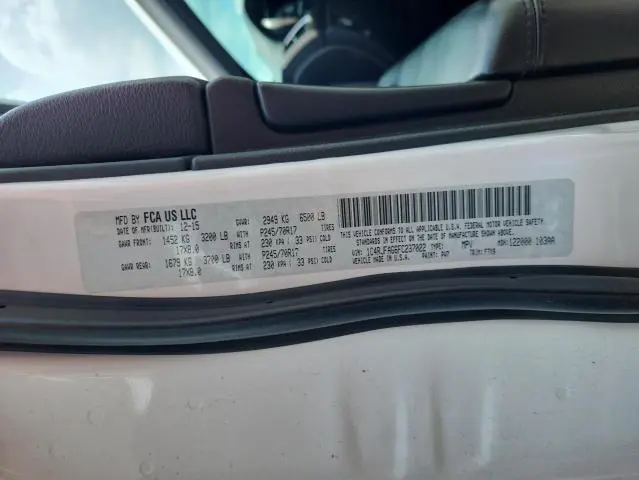 2015 JEEP GRAND CHEROKEE LAREDO  