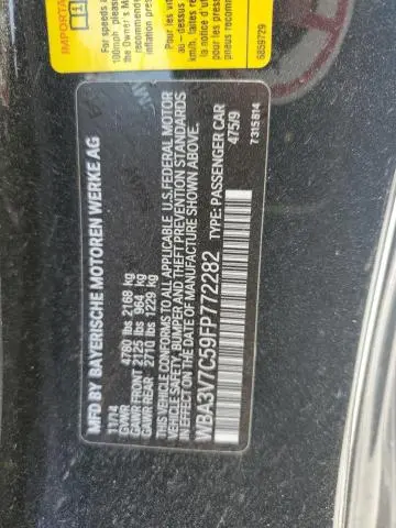 2015 BMW 428 I SULEV  