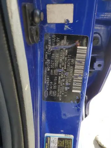 2014 HYUNDAI ACCENT GLS  