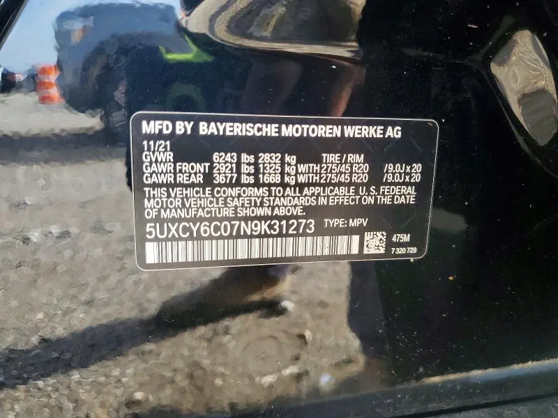 2022 BMW X6 XDRIVE40I  