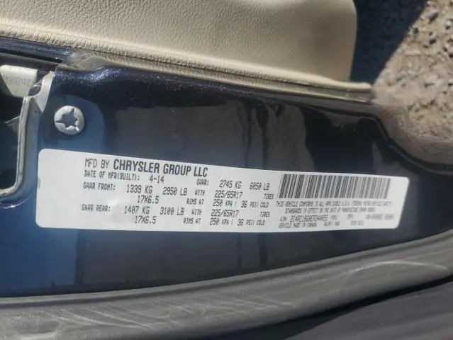 2014 CHRYSLER TOWN & COUNTRY TOURING  