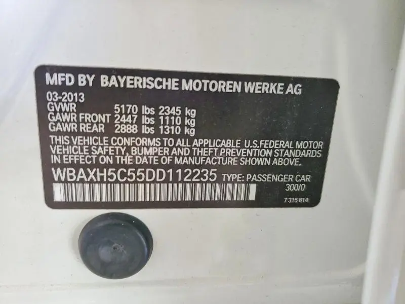2013 BMW 528 XI  