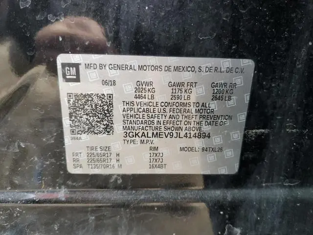 2018 GMC TERRAIN SLE  