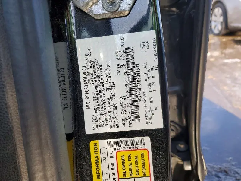 2013 FORD FUSION SE  