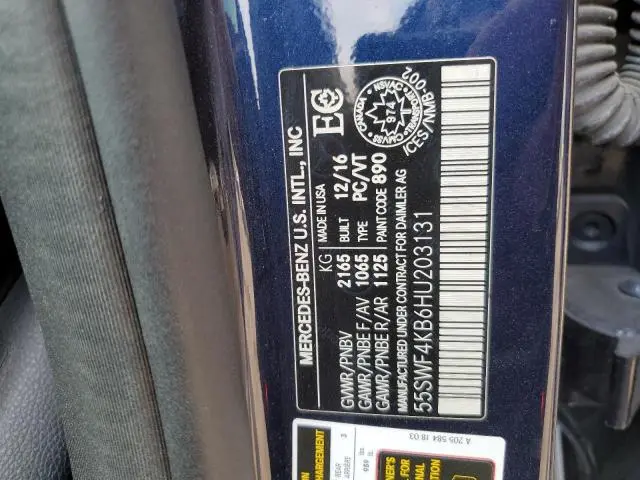 2017 MERCEDES-BENZ C 300 4MATIC  