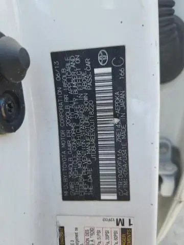 2013 TOYOTA COROLLA BASE  