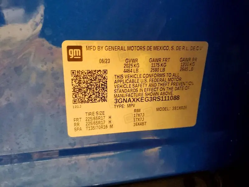 2024 CHEVROLET EQUINOX LT  