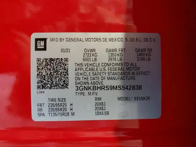 2021 CHEVROLET BLAZER 2LT  