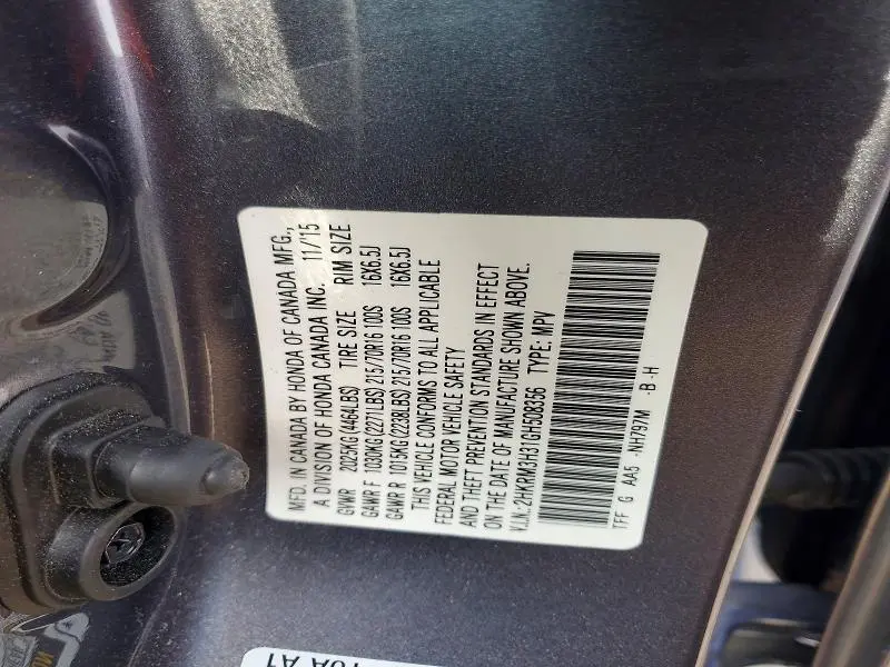 2016 HONDA CR-V LX  