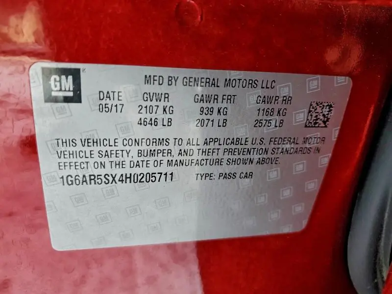 2017 CADILLAC CTS LUXURY  