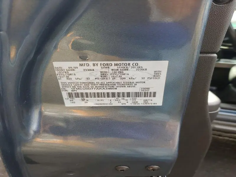 2010 FORD ESCAPE XLT  